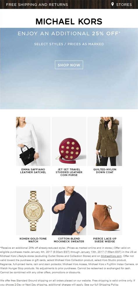 rakuten Michael Kors discount code